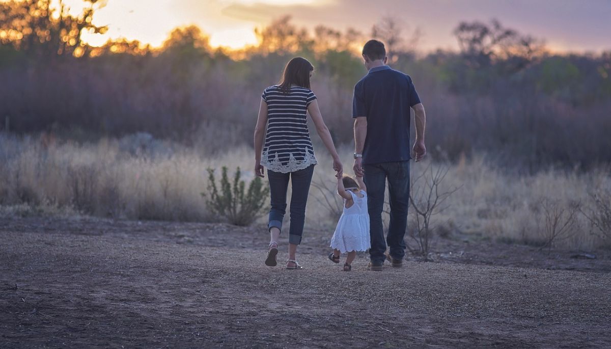 family walking Winter Health Tips