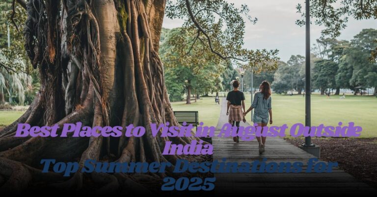 Best Places to Visit in August Outside India